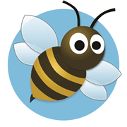 Image of our logo's bee