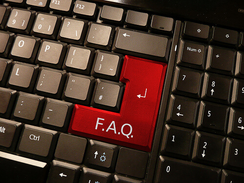 FAQ key on keyboard 